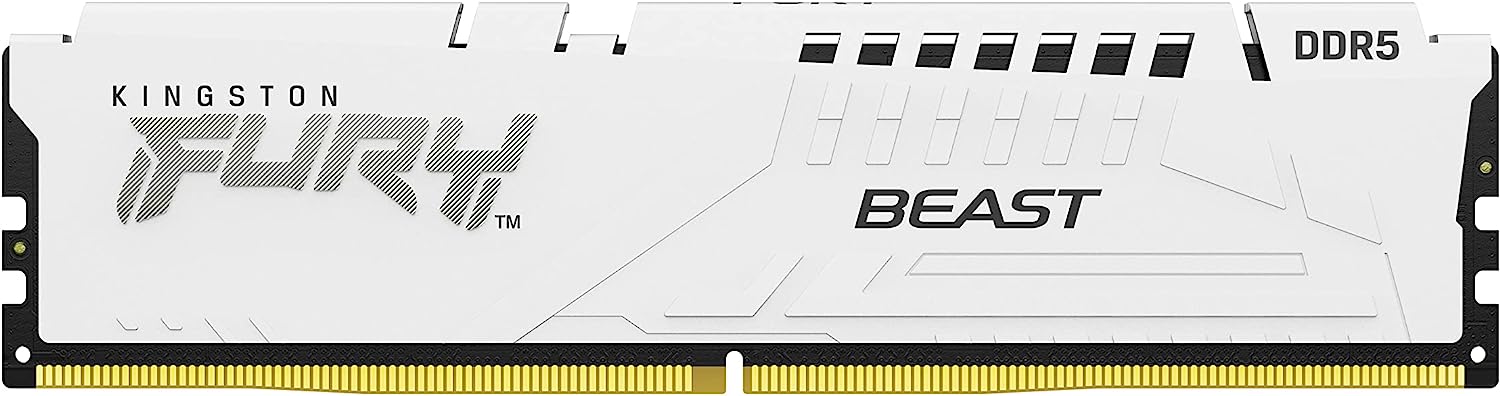 Kingston FURY Beast/ DDR5/ 64GB/ 6000MHz/ CL40/ 4x16GB/ White