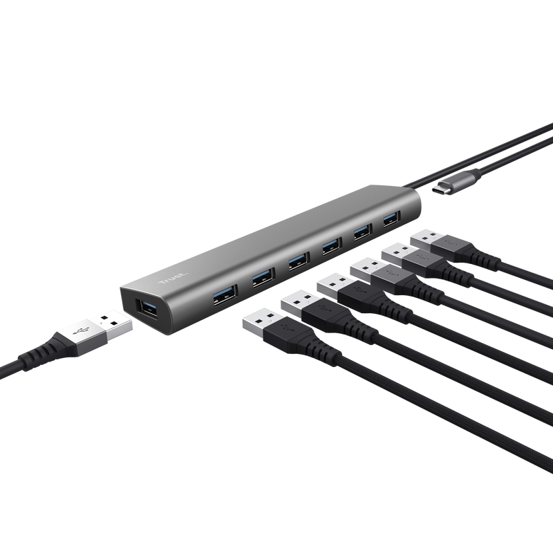TRUST HALYX 7 PORT USB HUB 