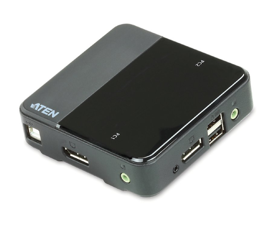 ATEN 2 port DisplayPort KVM USB, audio, vrátane kab