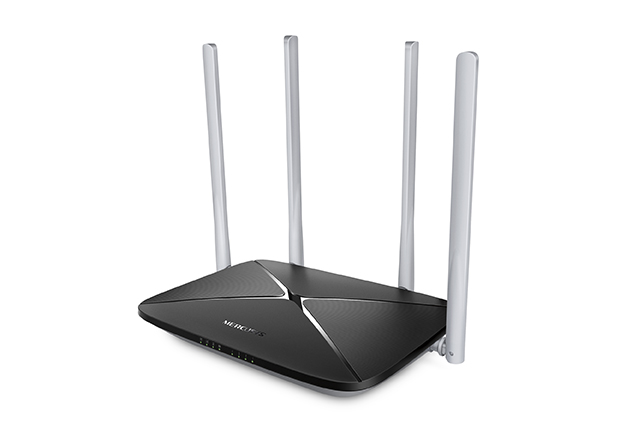 Mercusys AC12 1200Mb/ s WiFi AC router, 5x10/ 100 RJ45, 4x anténa 