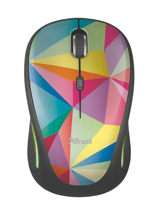 TRUST Yvi Wireless Mouse USB,  geometria