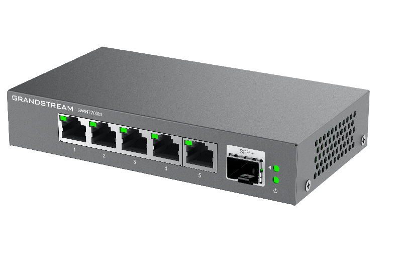 Grandstream GWN7700M Unmanaged Network Switch 5 2, 5 Gb portov / 1 SFP+ 