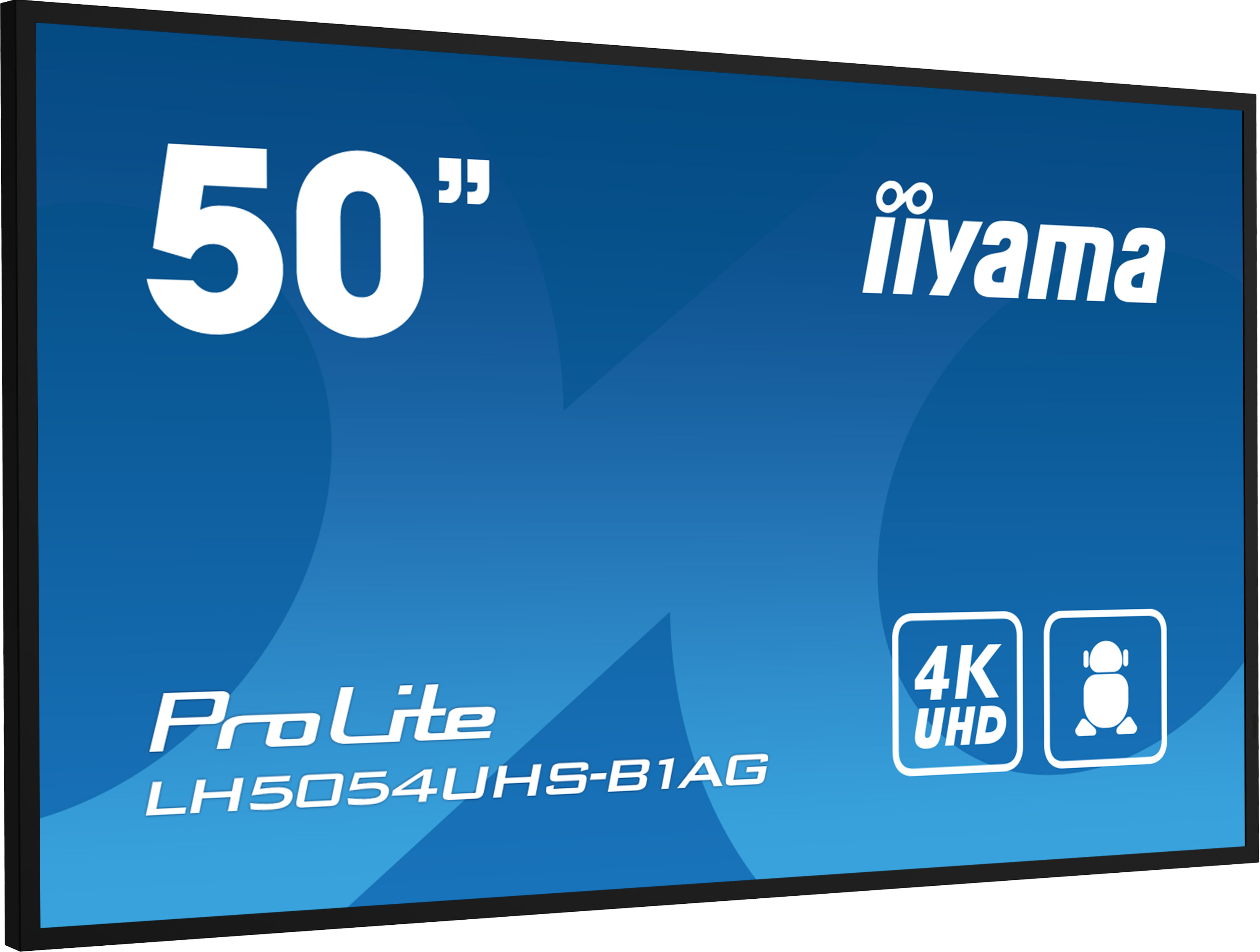 50" iiyama LH5054UHS-B1AG: VA, 4K UHD, Android, 24/ 7 
