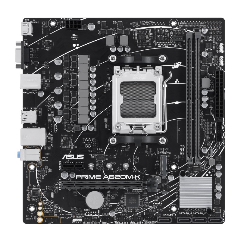 ASUS PRIME A620M-K/ AM5/ mATX