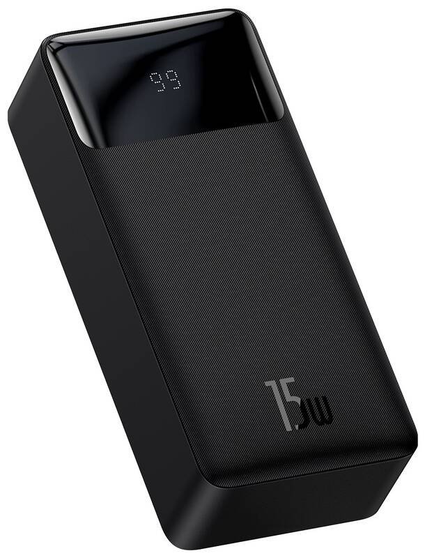 Baseus PPBD050201 Bipow Digital Display Powerbanka 30000mAh 15W Black 