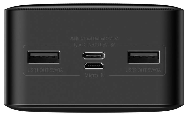 Baseus PPBD050201 Bipow Digital Display Powerbanka 30000mAh 15W Black 