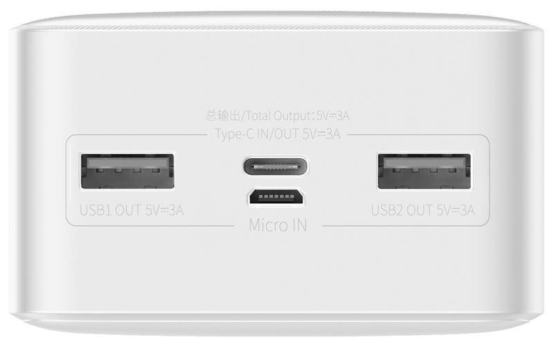 Baseus PPBD050202 Bipow Digital Display Powerbanka 30000mAh 15W White 