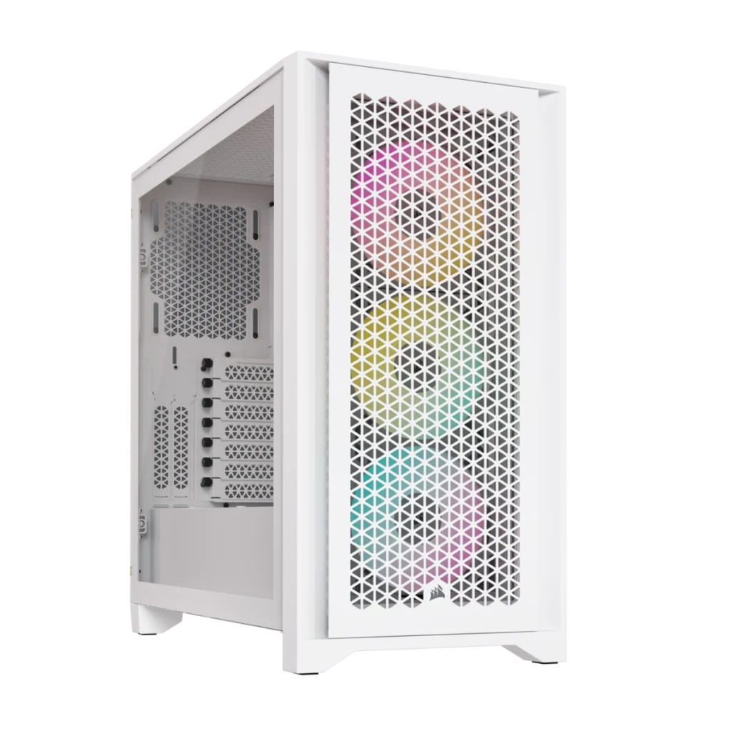 CORSAIR iCUE 4000D RGB AIRFLOW/ Midi Tower/ Transpar./ Biela