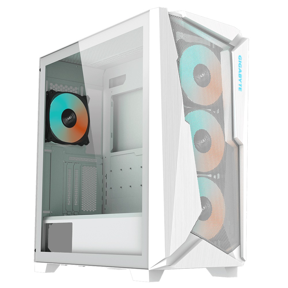 GIGABYTE C301 GLASS/ Midi Tower/ Transpar./ Biela 