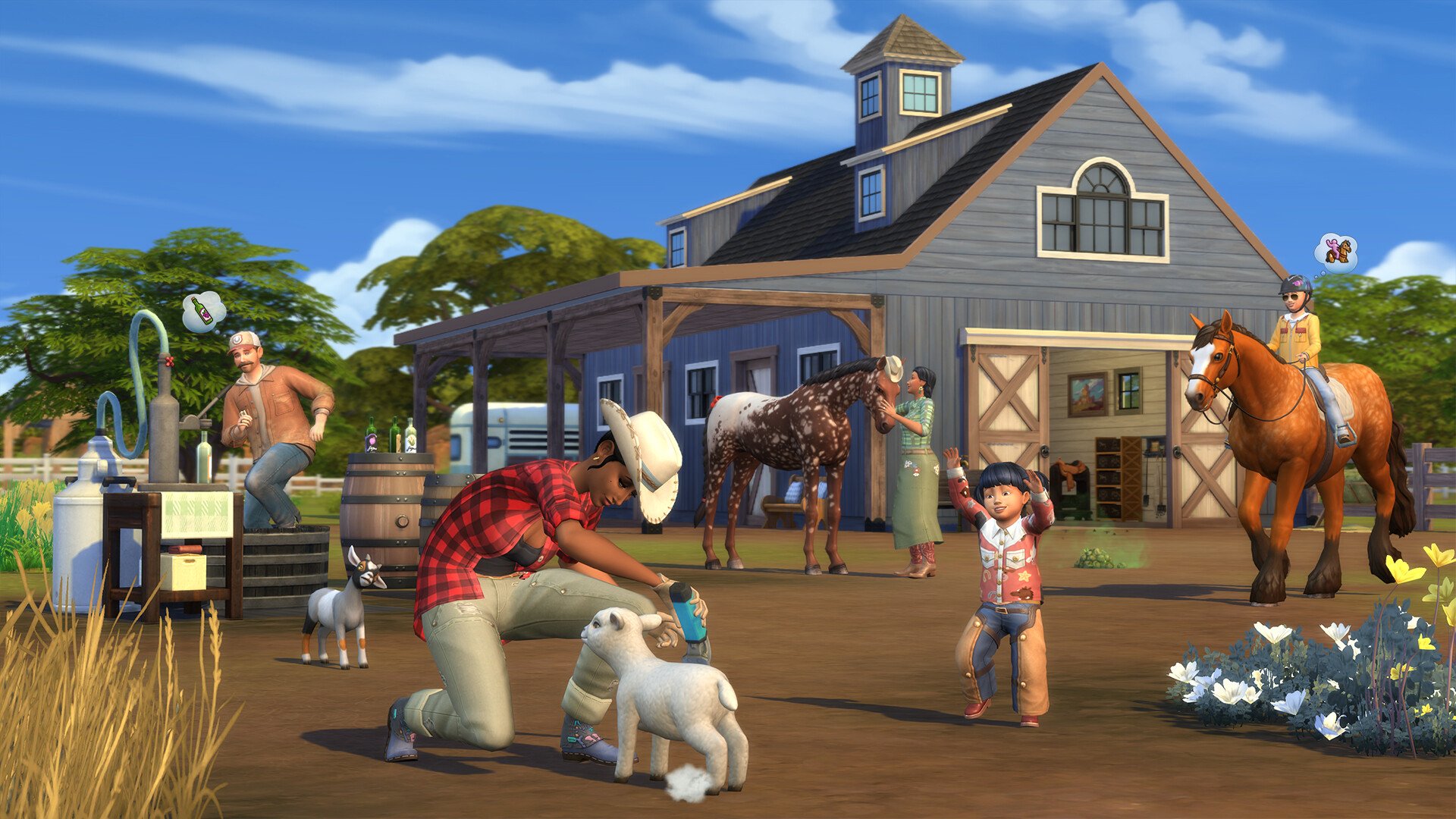 ESD The Sims 4 Koňský ranč 