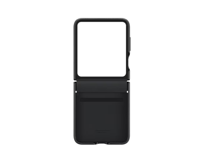 Samsung Zadný kryt z eko kože pre Galaxy Z Flip5 Black 