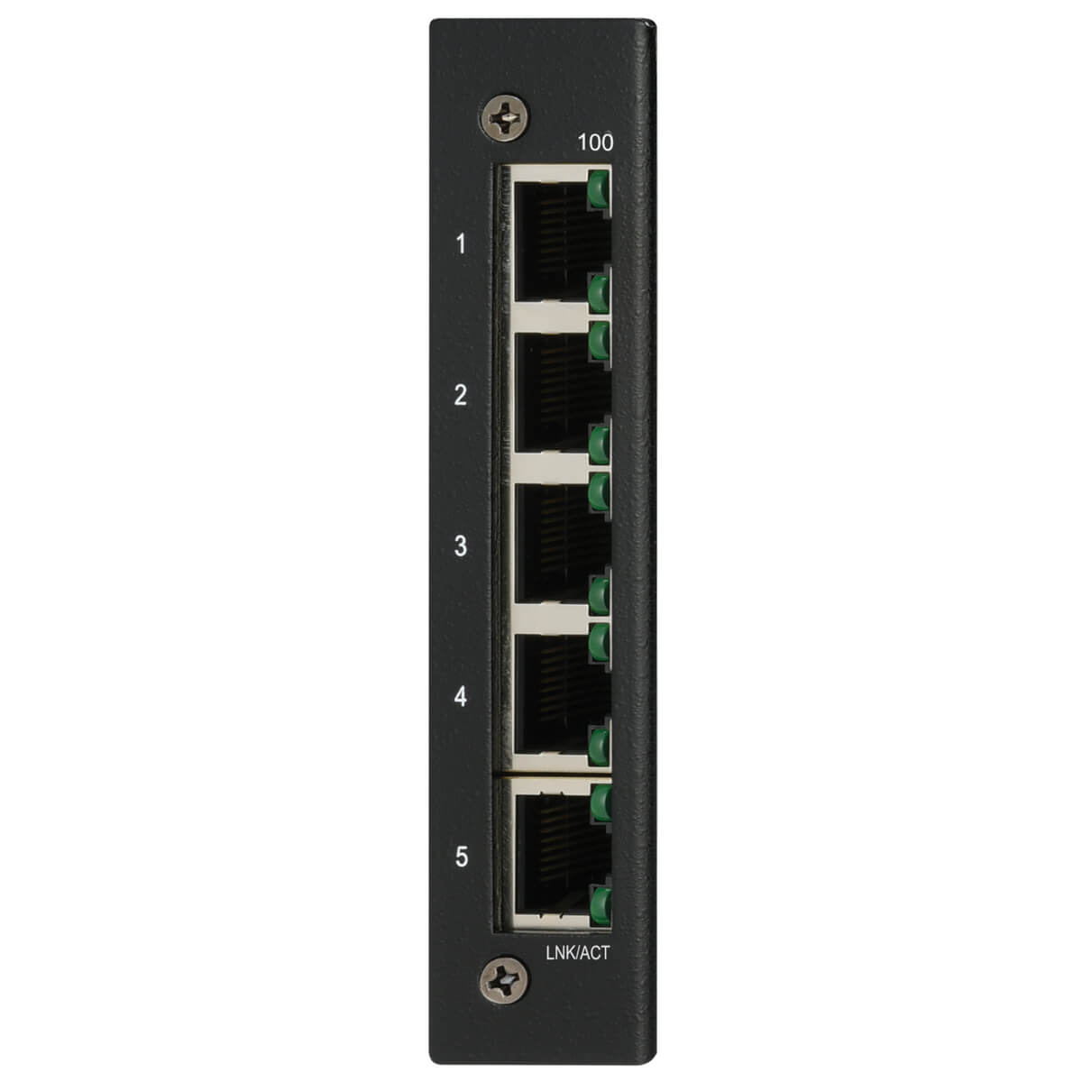 Tripplite Prepínač 5x zdroj Unmanaged Ethernet Switch, 10/ 100Mb/ s, -40 ° ... 75 ° C, montáž DIN / doska 