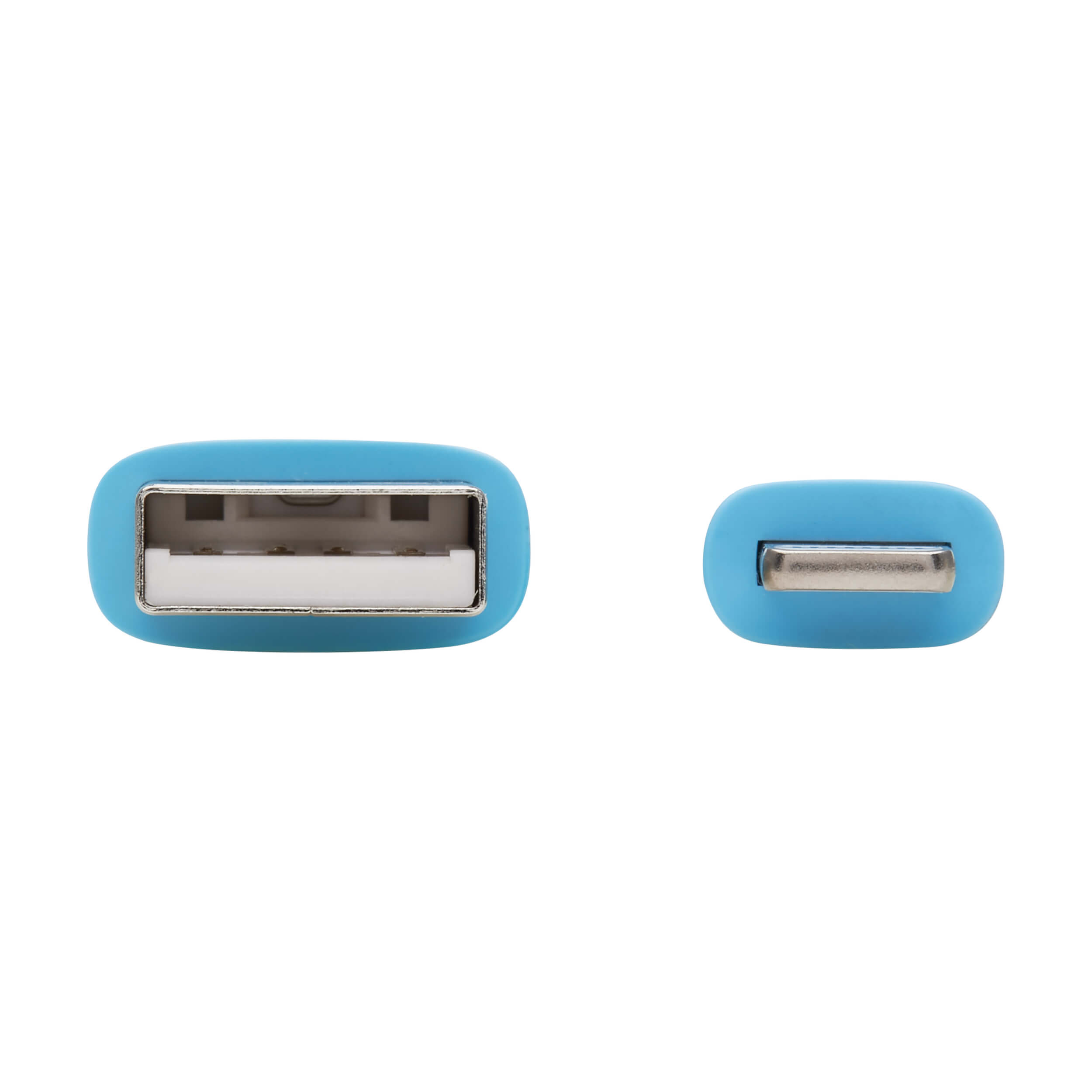 Tripplite Kabel USB-A/ Lightning Synch/ Nabíjení, MFi, Samec/ Samec, Safe-IT Antibakt, flex, sv.modrá, 0.91m 