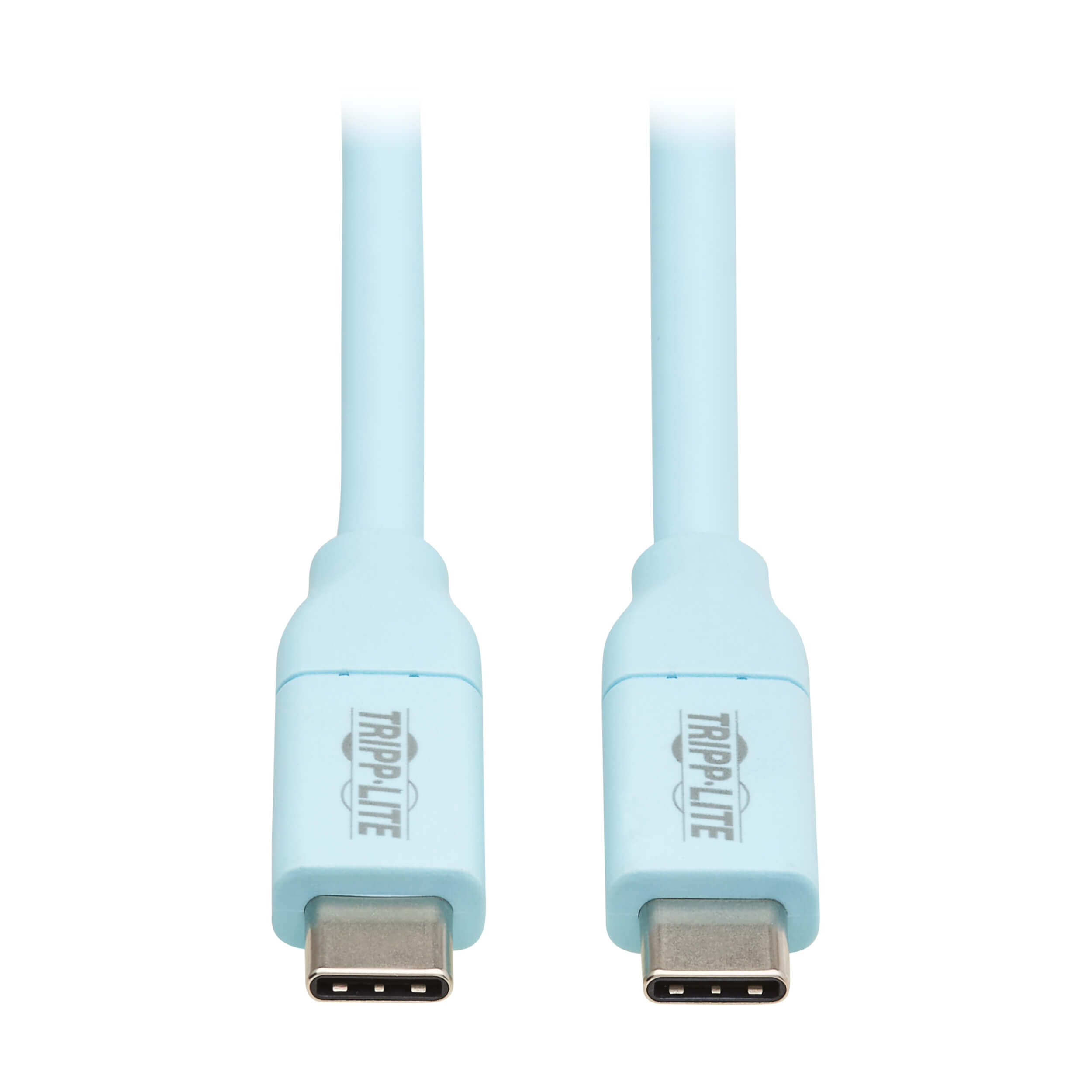 Tripplite Kábel USB-C (Samec / Samec), USB 2.0, Antibakteriálne Safe-IT, ultra flexibilné, sv. modrá, 1.83m
