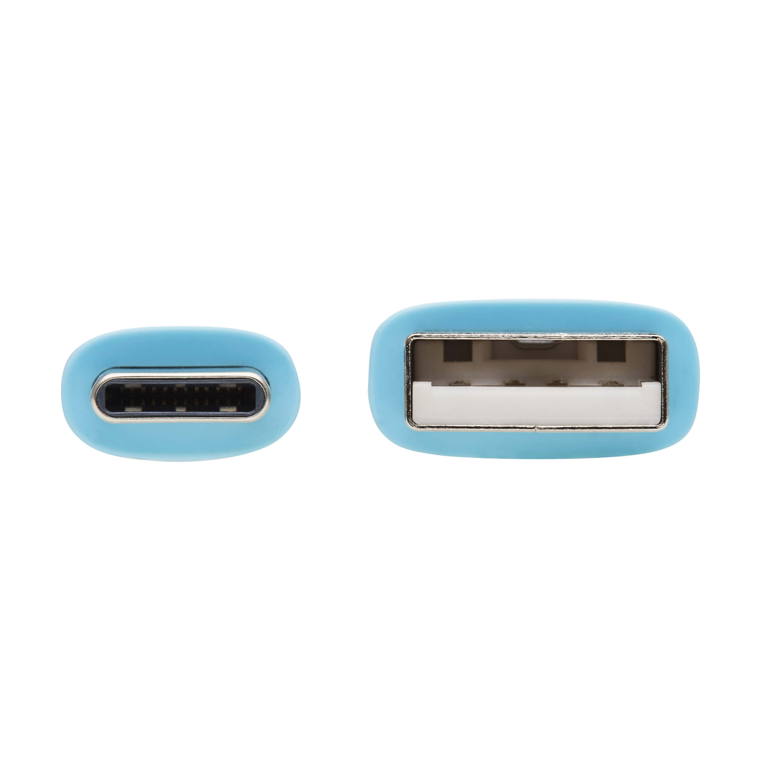 Tripplite Kábel USB-A/ USB-C, USB 2.0 (Samec / Samec), Antibakteriálne Safe-IT, flexibilné, sv. modrá, 1.83m 