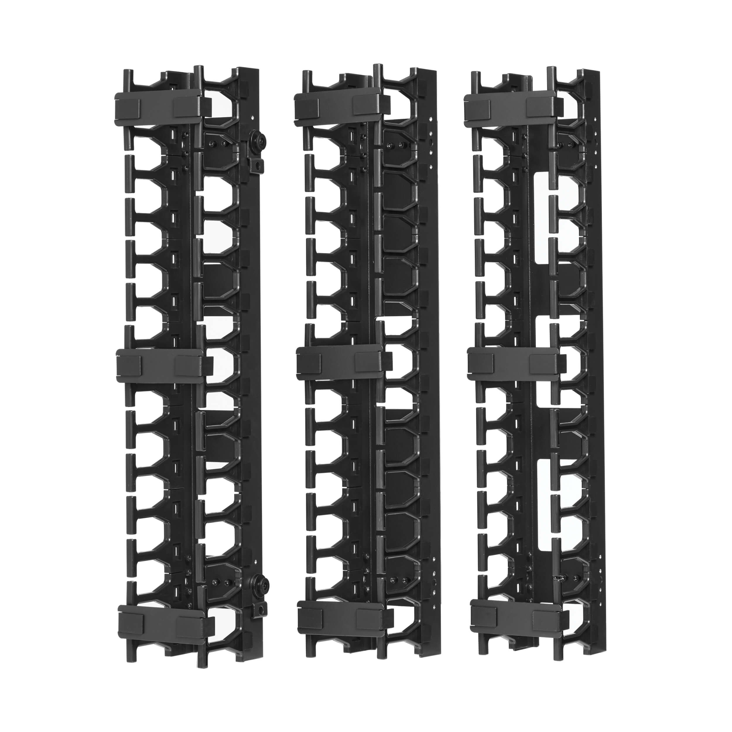 Tripplite Káblový manažér vert. SmartRack 3" (7.62cm), káblový kanál s výrezmi pre káble 