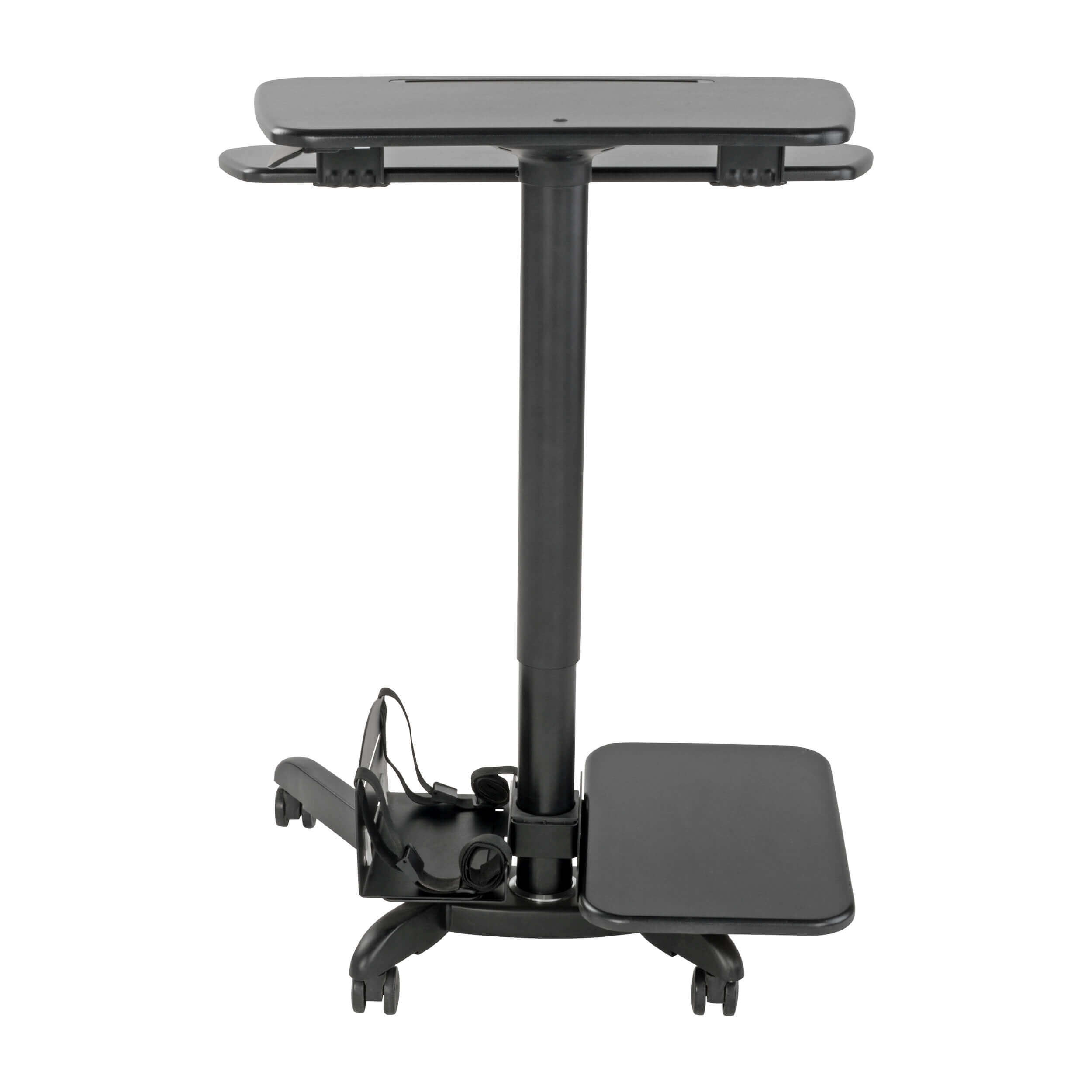 Tripplite Pojazdný vozík s policami pre počítač, klávesnicu, monitor, nastaviteľná výška 