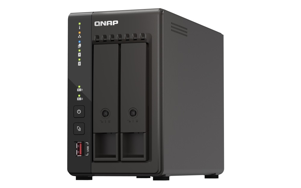 QNAP QVP-21C (4C/ CeleronJ6412/ 2, 6GHz/ 8GBRAM/ 2xSATA/ 2xM.2/ 2xUSB2.0/ 2xUSB3.2/ 2xHDMI/ 2x2, 5GbE) 