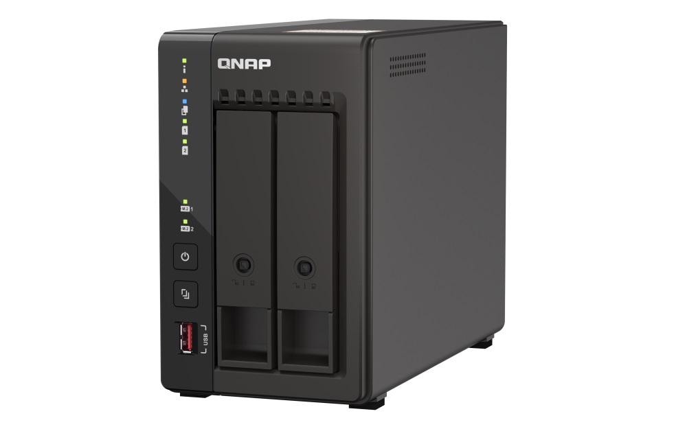 QNAP QVP-21C (4C/ CeleronJ6412/ 2, 6GHz/ 8GBRAM/ 2xSATA/ 2xM.2/ 2xUSB2.0/ 2xUSB3.2/ 2xHDMI/ 2x2, 5GbE) 