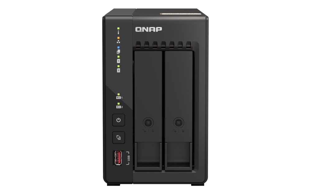 QNAP QVP-21C (4C/ CeleronJ6412/ 2, 6GHz/ 8GBRAM/ 2xSATA/ 2xM.2/ 2xUSB2.0/ 2xUSB3.2/ 2xHDMI/ 2x2, 5GbE)