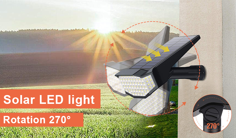 Venkovní solární LED světlo VIKING D66 