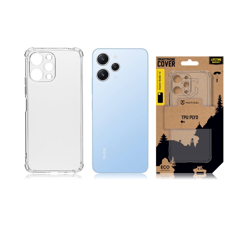 Tactical TPU Plyo Kryt pre Xiaomi Redmi 12 4G/ 5G Transparent 