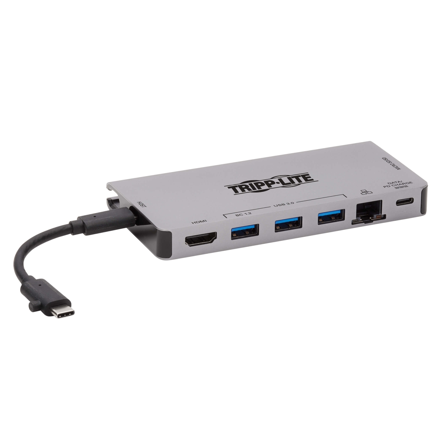 Tripplite Dokovacia stanica USB-C/ HDMI, USB 3.2Gen 1, USB-A, GbE, pamäť. karta, 100W nabíjanie odpoj.kábel