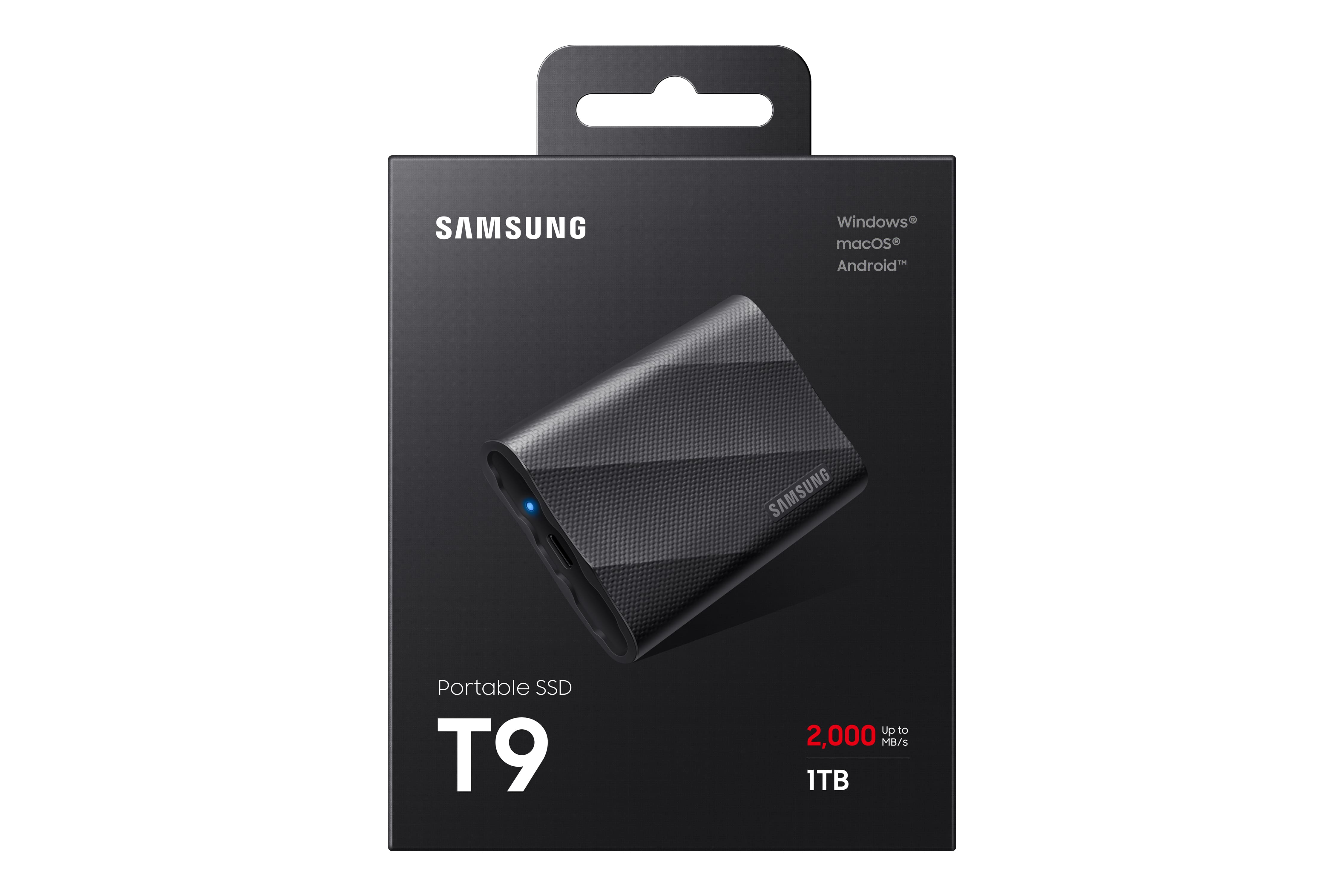 SSD 2TB Samsung externí T9, černá 