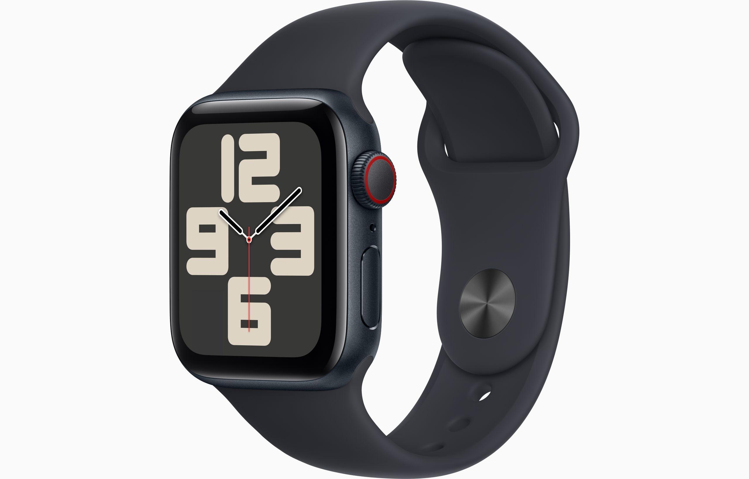 Apple Watch SE Cell/ 44mm/ Midnight/ Sport Band/ Midnight/ -S/ M