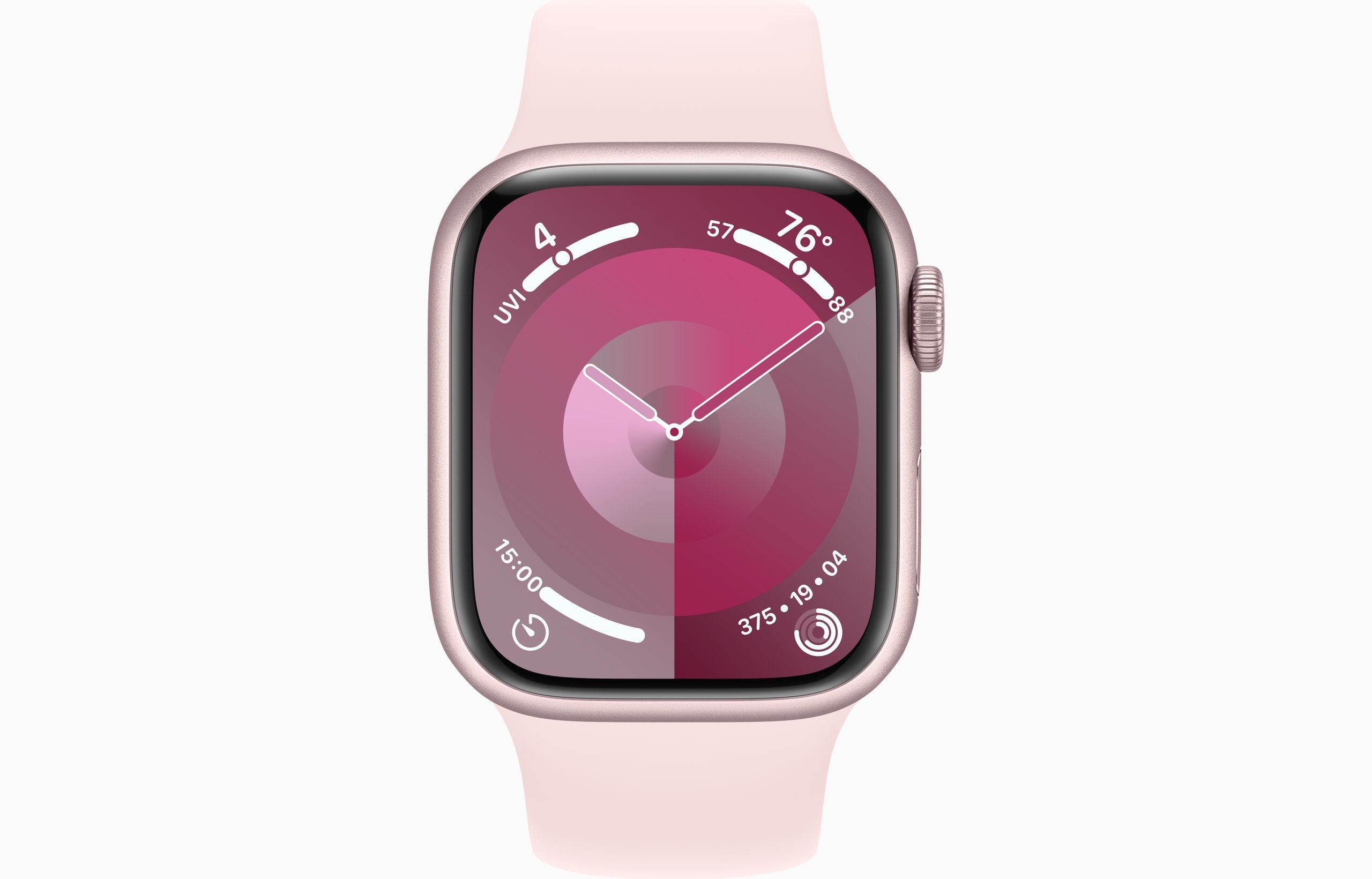 Apple Watch S9/ 41mm/ Pink/ Šport Band/ Light Pink/ -S/ M 