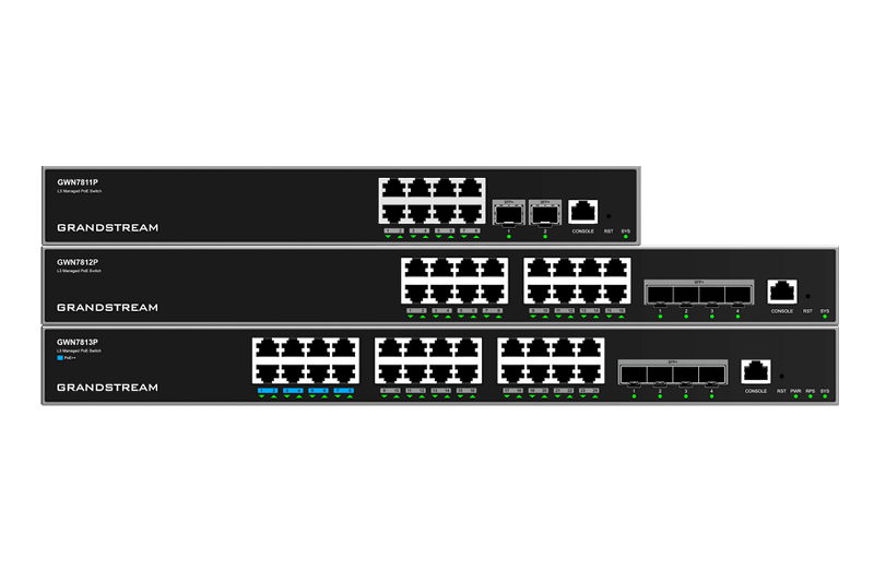 Grandstream GWN7811P Layer 3 Managed Network PoE Switch 8 portov / 2 SFP+