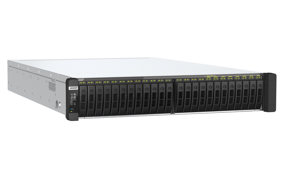 QNAP TDS-h2489FU-4314-1TB (2x16C/ Intel Xeon Silver4314/ 3, 4GHz/ 1TB/ 24xU.2NVMe/ 2xM.2/ 4x2, 5GbE/ 2x25GbE/ 4xUSB3.2/ 2xPCIe/ RP) 