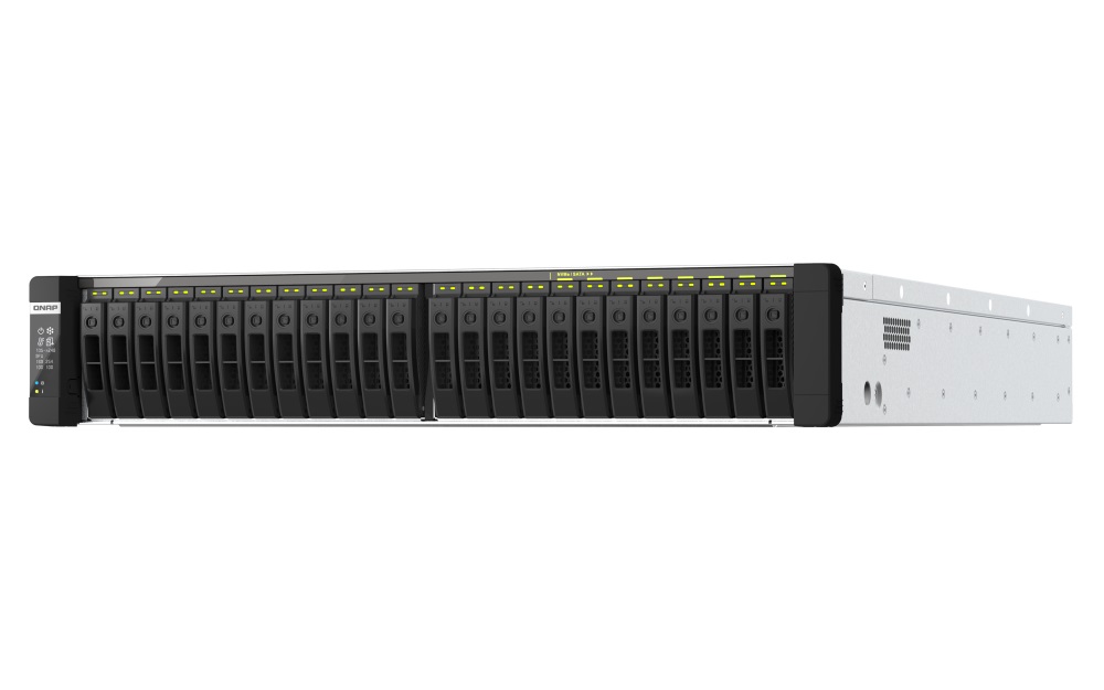 QNAP TDS-h2489FU-4314-1TB (2x16C/ Intel Xeon Silver4314/ 3, 4GHz/ 1TB/ 24xU.2NVMe/ 2xM.2/ 4x2, 5GbE/ 2x25GbE/ 4xUSB3.2/ 2xPCIe/ RP) 