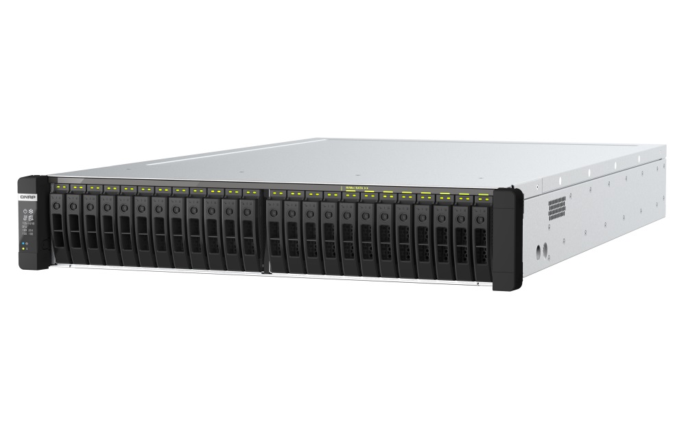 QNAP TDS-h2489FU-4314-1TB (2x16C/ Intel Xeon Silver4314/ 3, 4GHz/ 1TB/ 24xU.2NVMe/ 2xM.2/ 4x2, 5GbE/ 2x25GbE/ 4xUSB3.2/ 2xPCIe/ RP) 