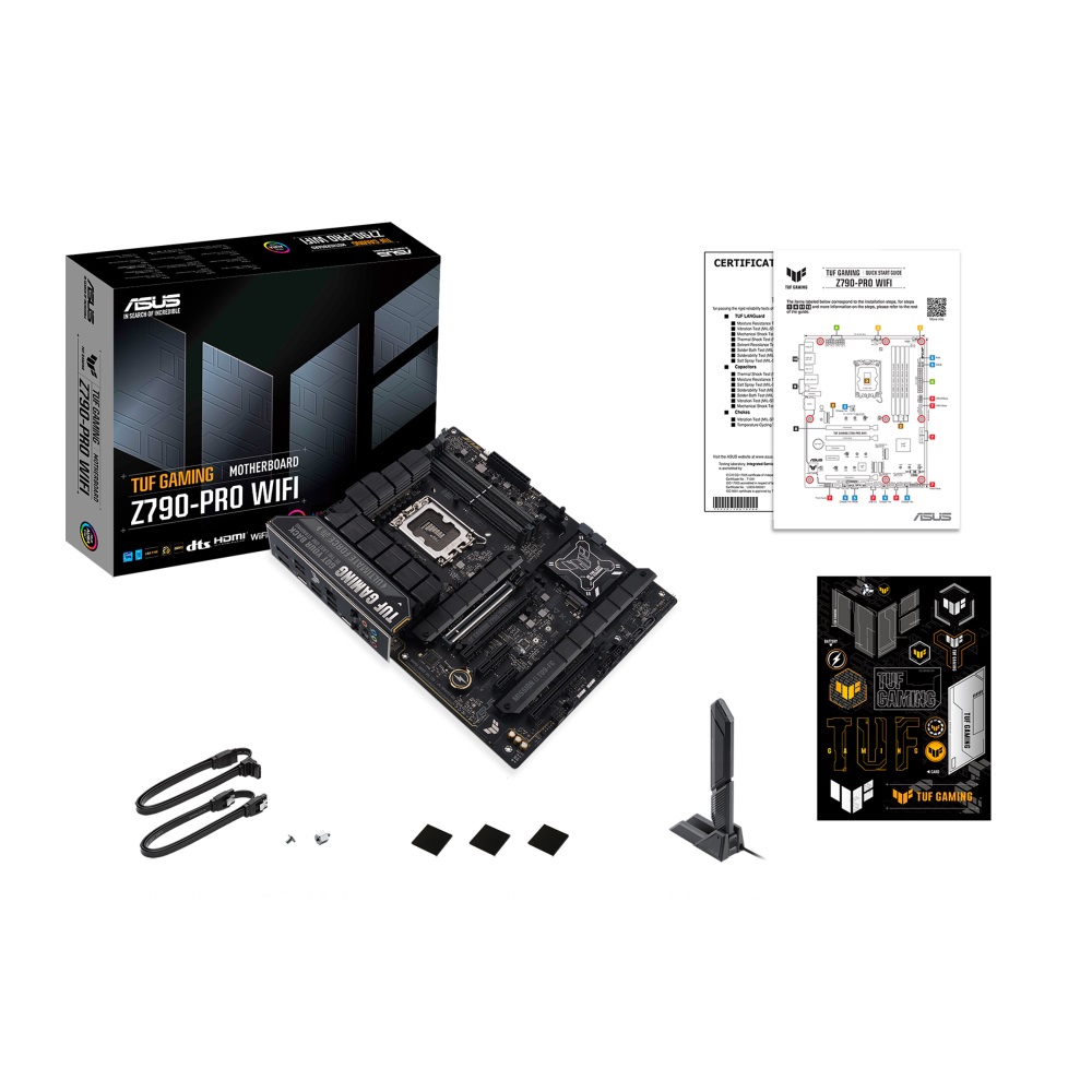 ASUS MB Sc LGA1700 TUF GAMING Z790-PRO WIFI,  Intel Z790,  4xDDR5,  1xDP,  1xHDMI,  WI-FI,  ATX 