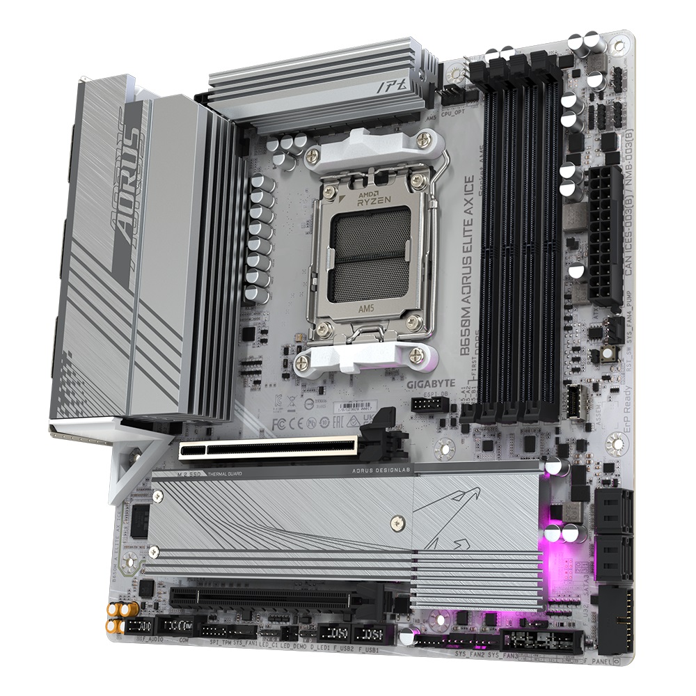 GIGABYTE B650 AORUS ELITE AX ICE/ AM5/ mATX 