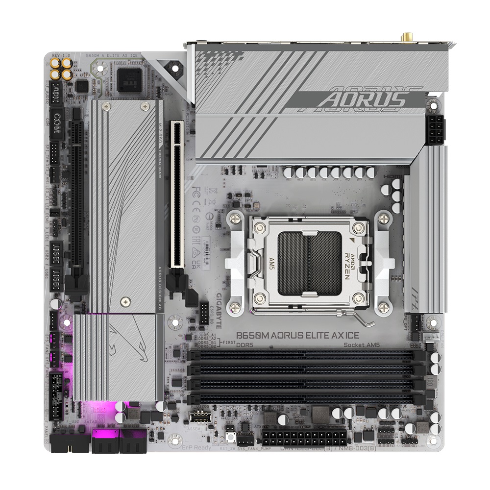 GIGABYTE B650 AORUS ELITE AX ICE/ AM5/ mATX 