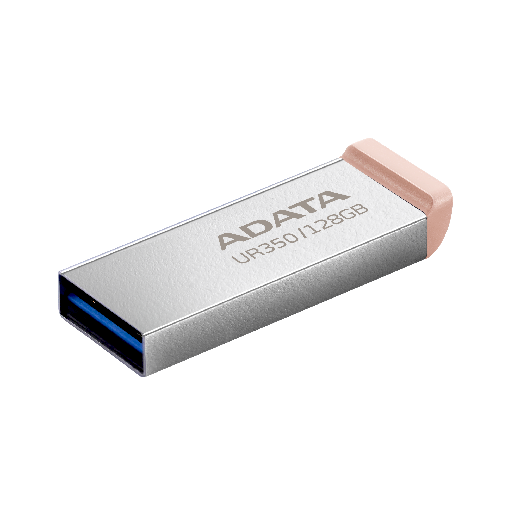 ADATA UR350/ 128GB/ USB 3.2/ USB-A/ Hnědá 