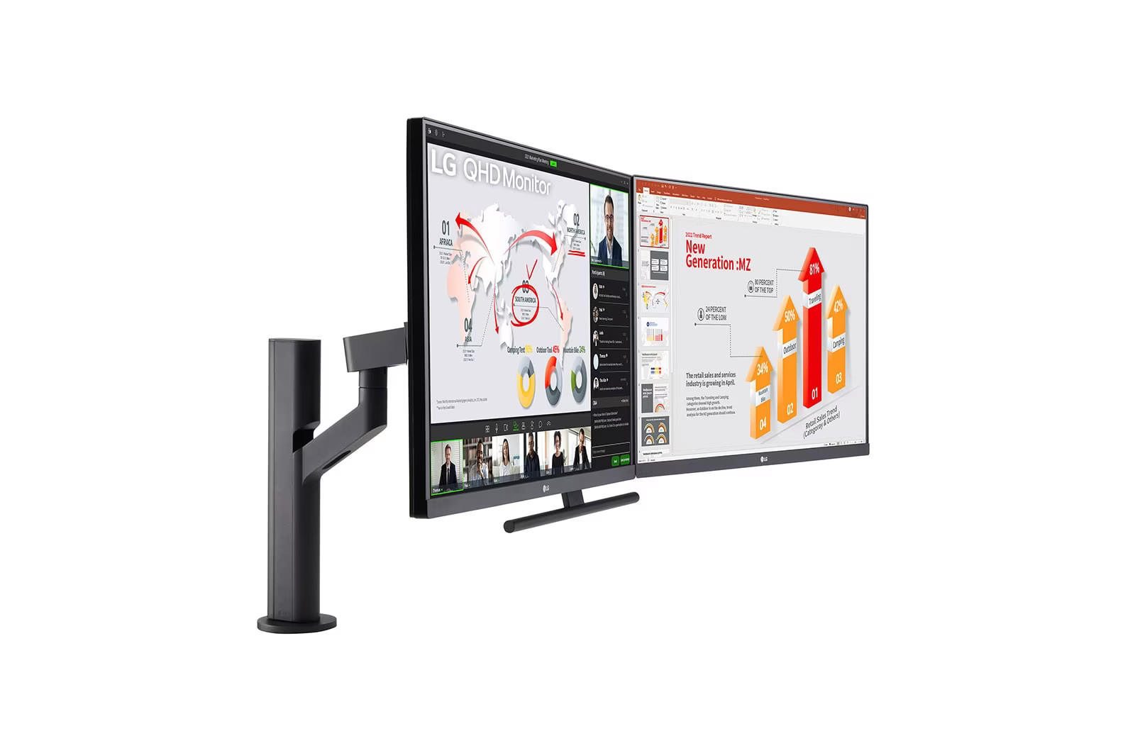 LG/ 27QP88DP-BS/ 27"/ IPS/ QHD/ 75Hz/ 5ms/ Black/ 2R 