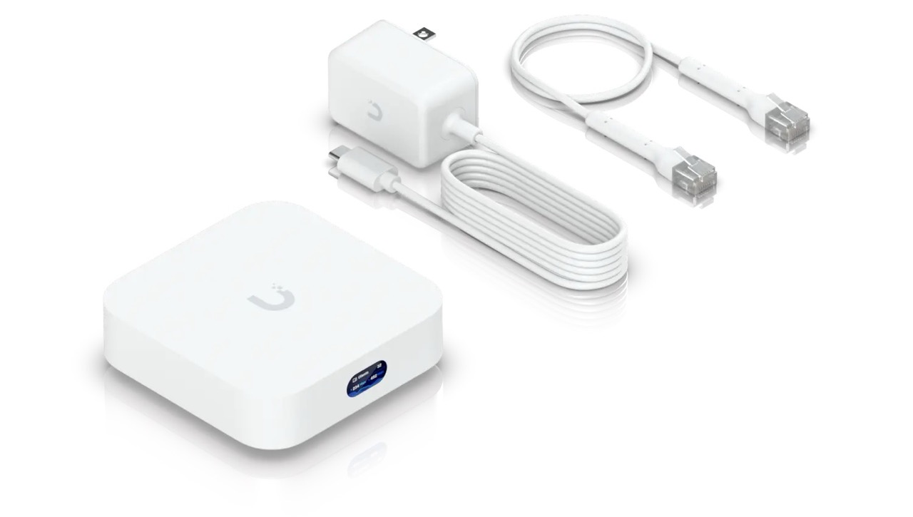Ubiquiti UX - UniFi Express, UniFi Cloud Gateway a WiFi 6 prístupový bod that runs UniFi Network 