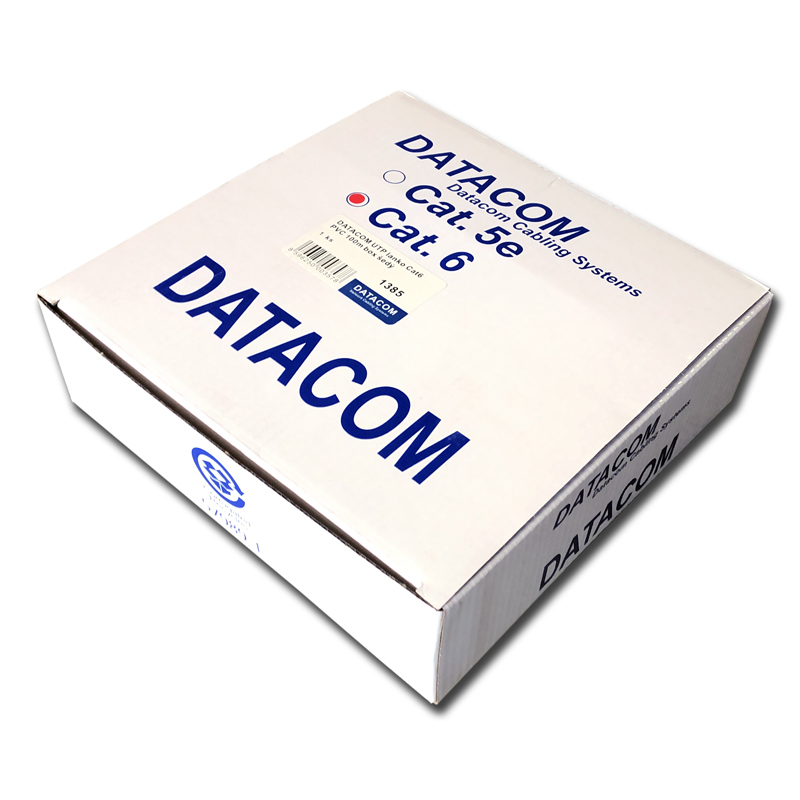 DATACOM UTP flex, Cat6 PVC, sivý, 100m, lanko 