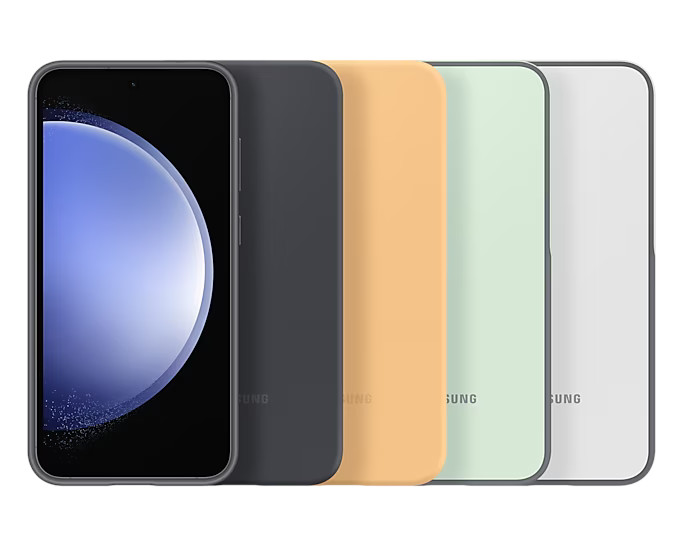 Samsung Silikónový zadný kryt pre Samsung Galaxy S23 FE Apricot 