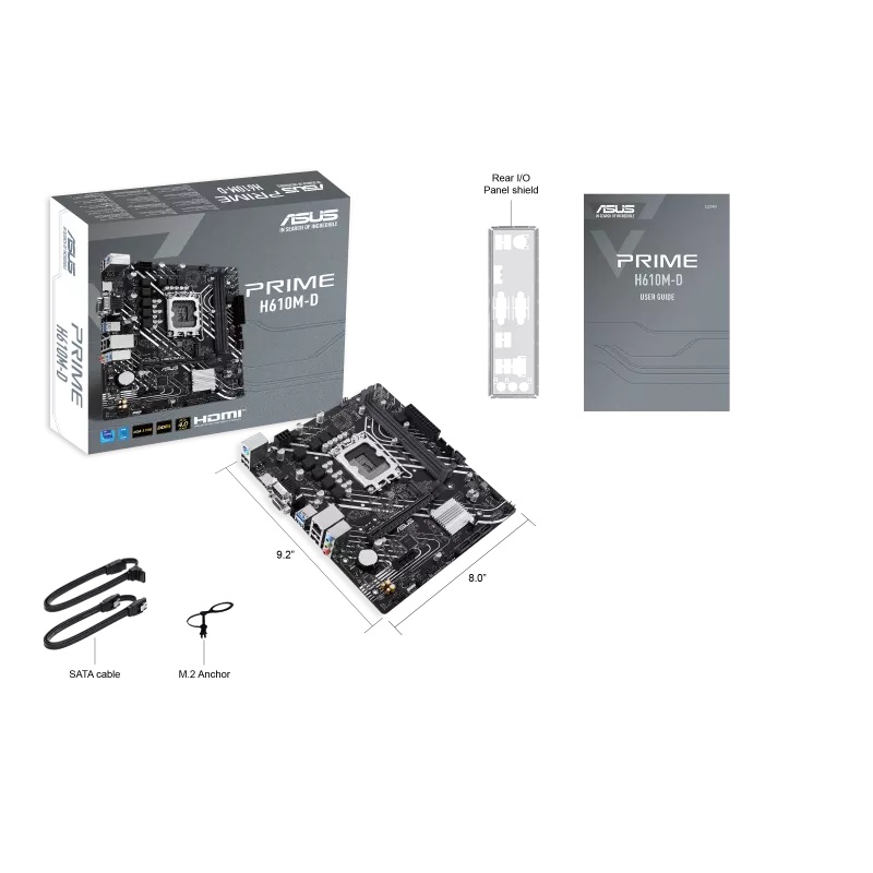 ASUS PRIME H610-D/ LGA 1700/ mATX 