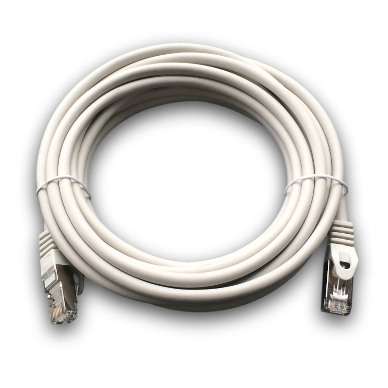 DATACOM Patch cord S/ FTP CAT6A 5m sivý