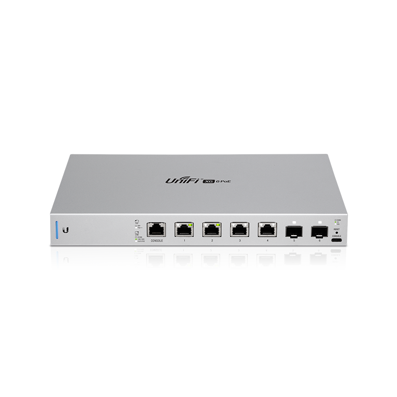 Ubiquiti UniFi Switch US-XG-6POE, 10GB, 6-port, 802.3bt