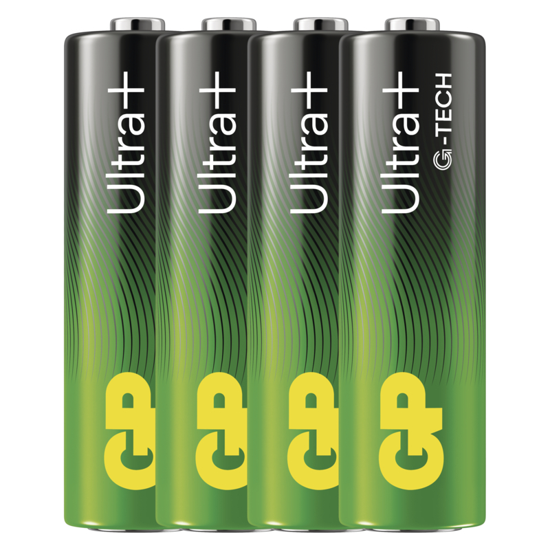 GP Alkalická batéria ULTRA PLUS AA (LR6) - 4ks 