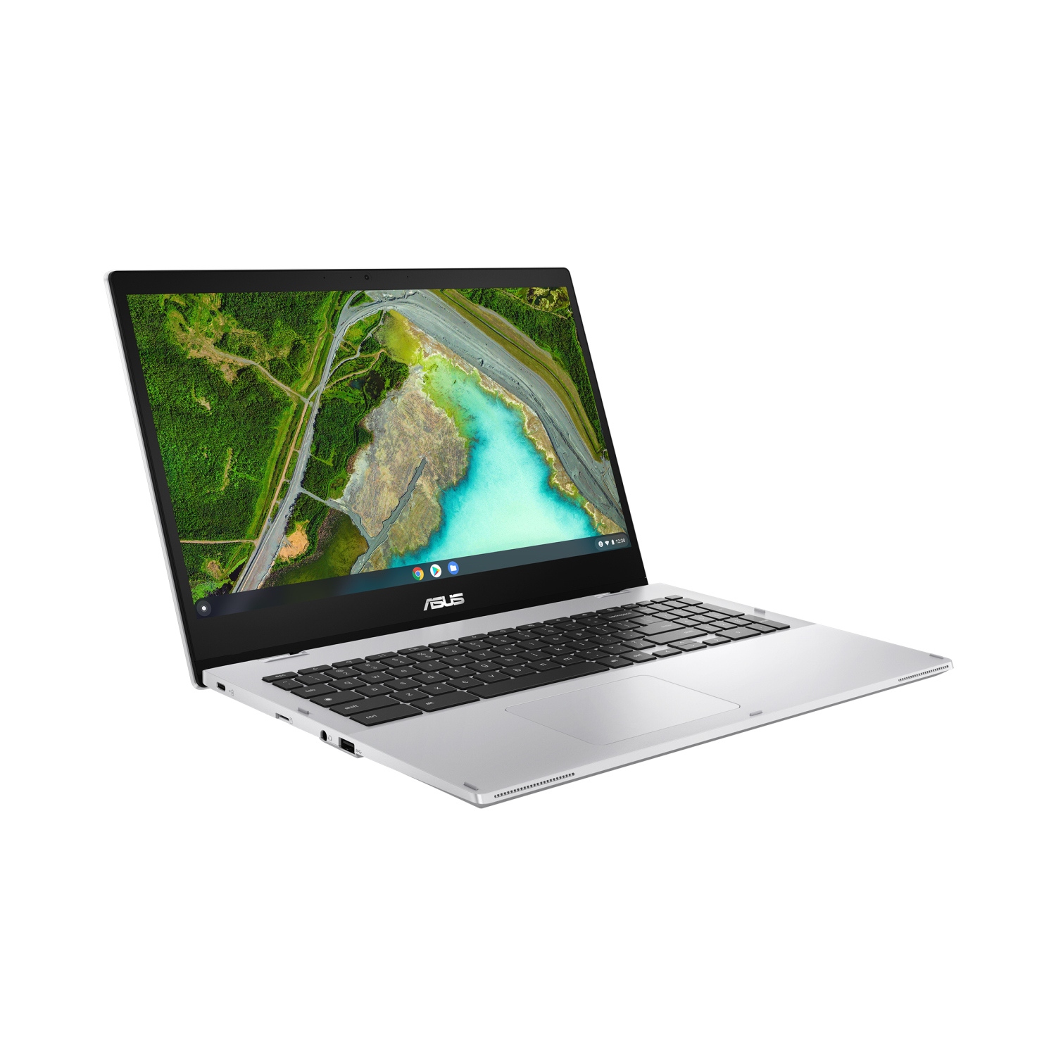 ASUS Chromebook Flip CX1/ CX1500F/ N4500/ 15, 6"/ FHD/ T/ 4GB/ 64GB eMMC/ UHD/ Chrome/ Silver/ 2R 