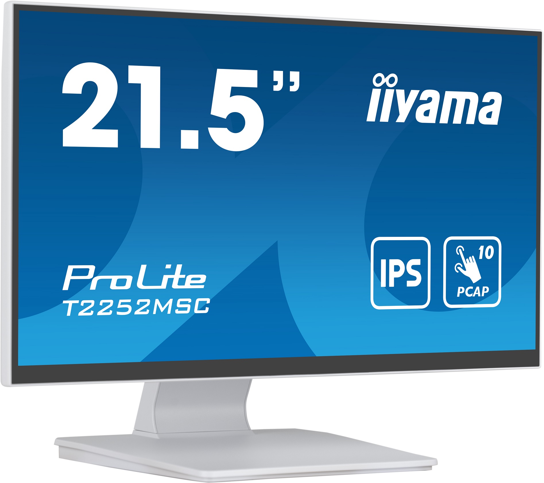 22" LCD iiyamaT2252MSC-W2: IPS, FHD, 10P, DP, HDMI 