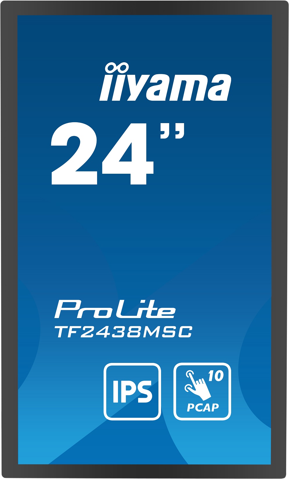 24" iiyama TF2438MSC-B1: PCAP, IPS, FHD, HDMI, DP 