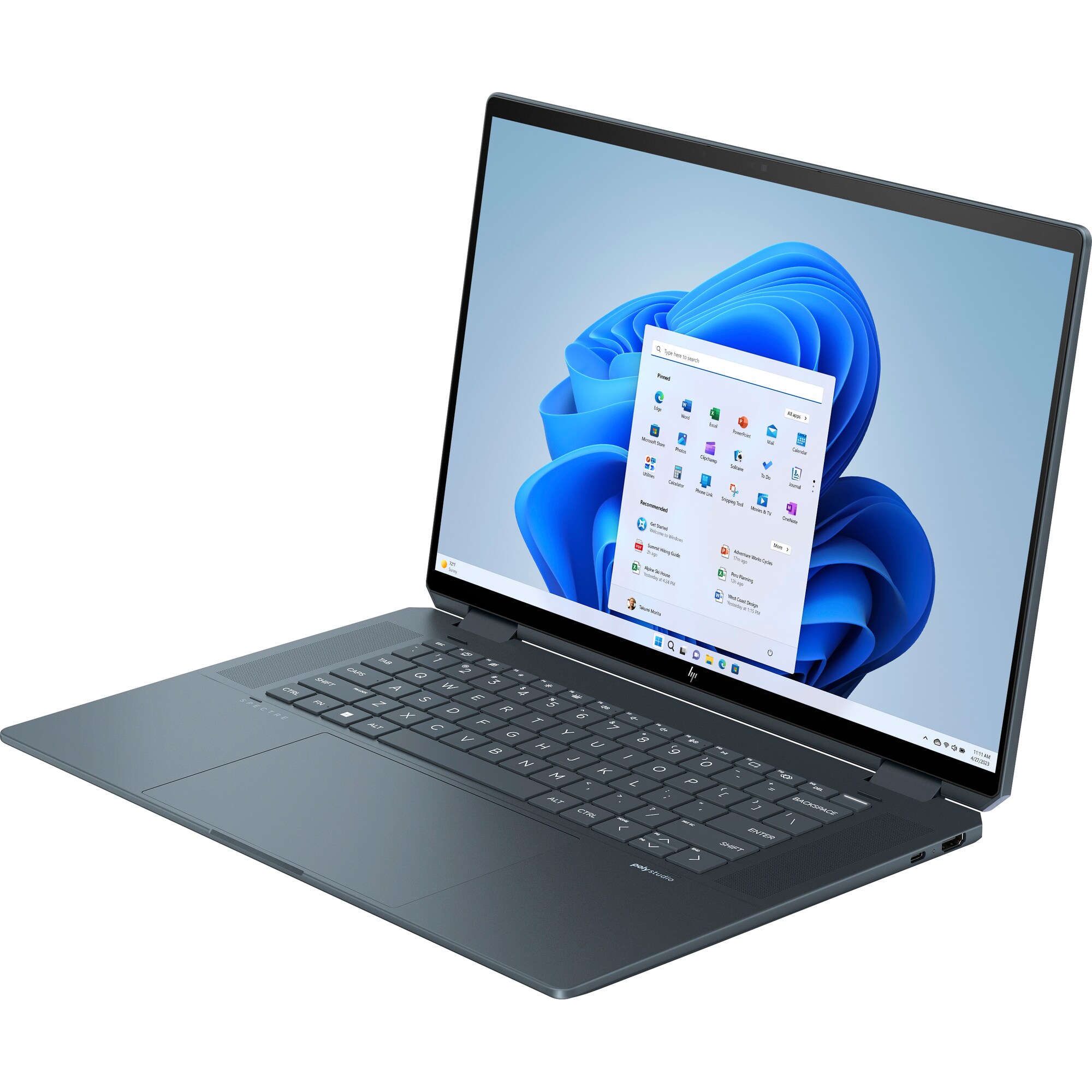 HP Spectre x360/ 16-aa0011nc/ U7-155H/ 16"/ 2880x1800/ T/ 32GB/ 1TB SSD/ Arc Xe/ W11P/ Blue/ 2R 